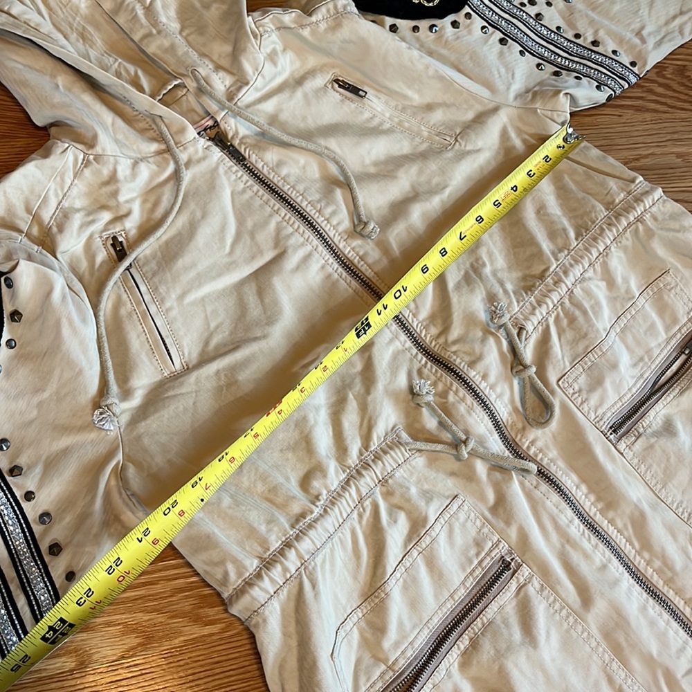 Free People Golden Quill Military Parka Size XSmall NWT - Picture 8 of 16